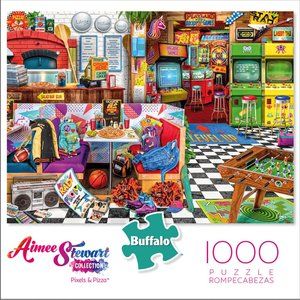 Buffalo Aimee Stewart Pixels & Pizza Puzzle 1000pc